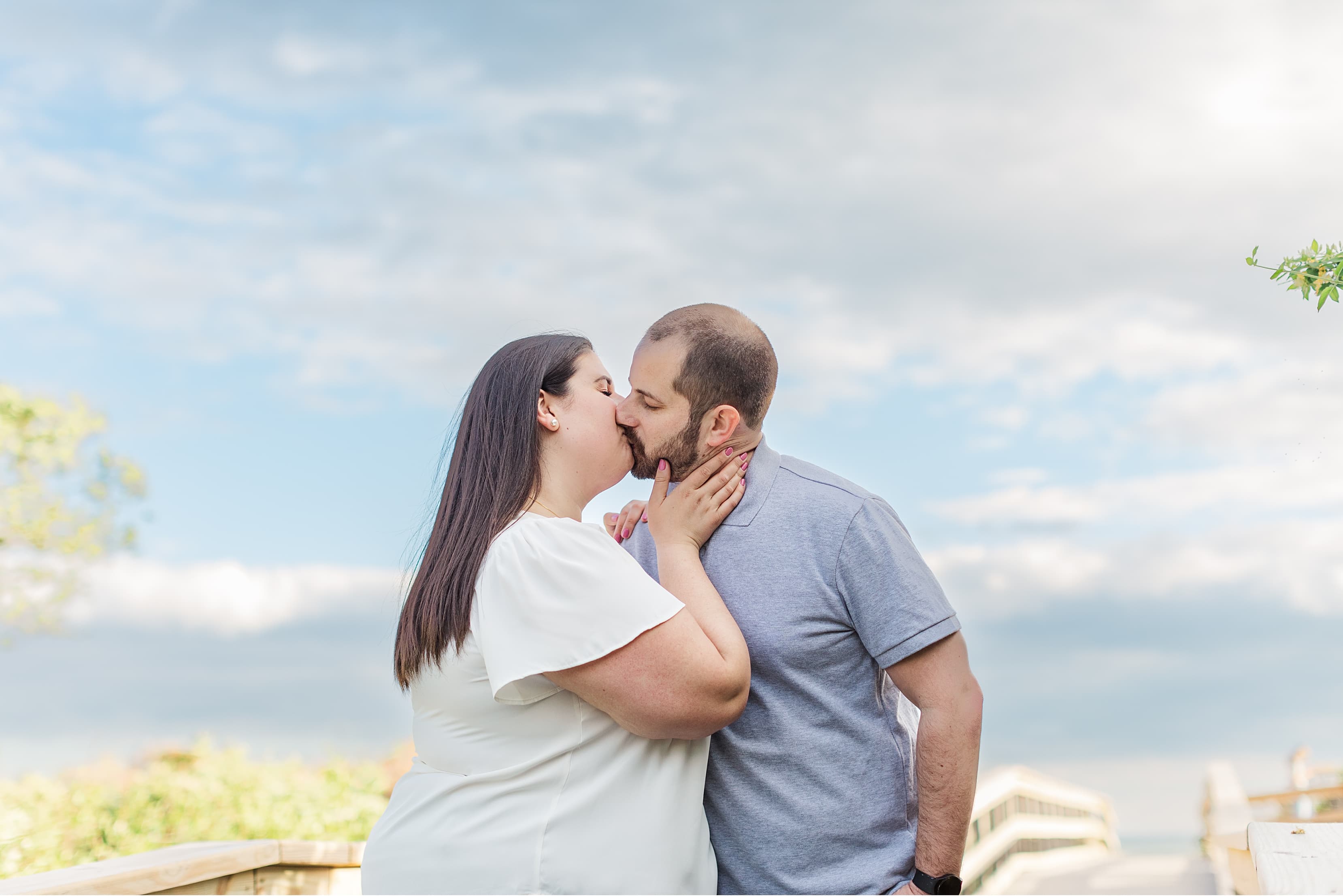 Caroline & AJ | A Spring Engagement Harkness Park